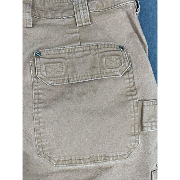 Duluth Flex Fire Hose Cargo Pants Mens 42x32 Brown Workwear Utility Pockets - Picture 10 of 11